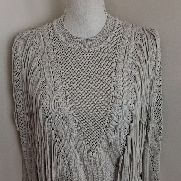 Ronny Kobo Fringe Sweater Size Small NWOT - Picture 7 of 11